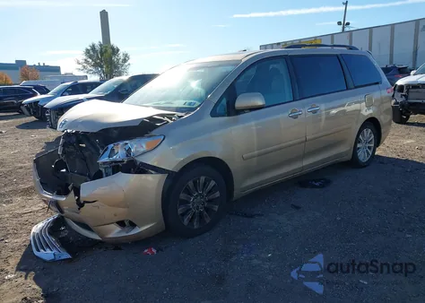 2011 Toyota Sienna Limited from USA, damaged, VIN 5TDDK3DC1BS009551